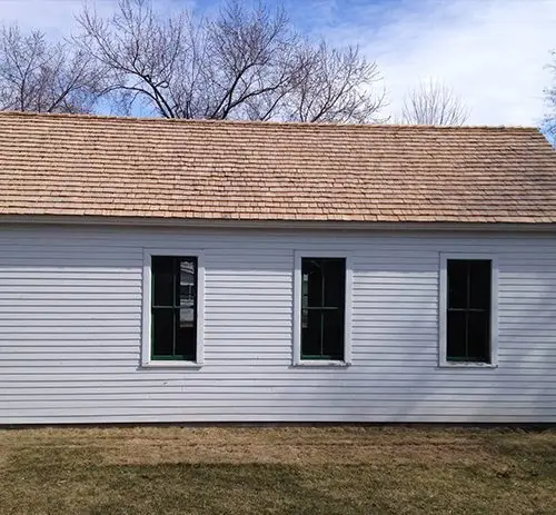 Alaskan Yellow Cedar Hand-Split & Resawn Shakes