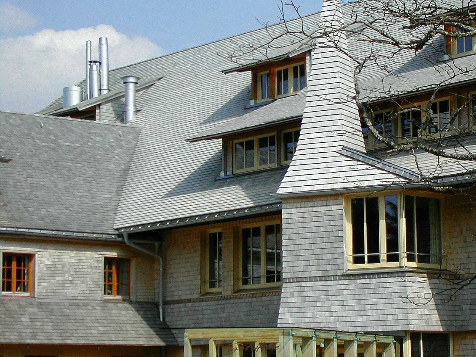 Yellow cedar shingles