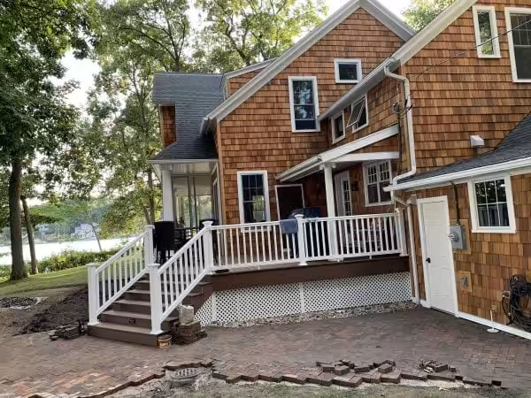 Western Red Cedar Sidewall Shingles, Gull Lake Michigan​