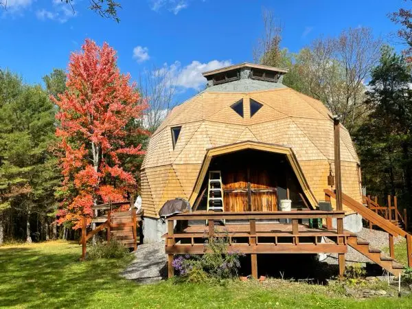 Tapersawn Cedar Shakes Dome Project