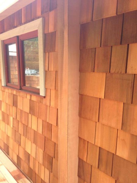 Saltspring Island Western Red Cedar Siding and Decking Project
