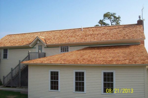 US Coast Guard Buildings Project Cedar Siding & Roofing Shingles