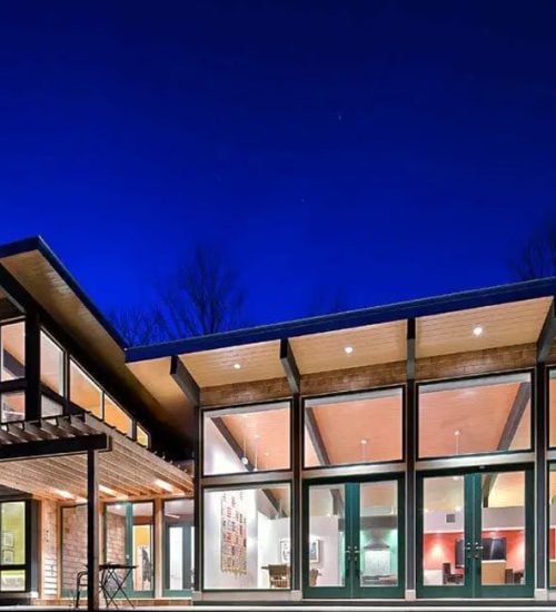 western red cedar sidewall shingles used in this project in Dutchess County, USA